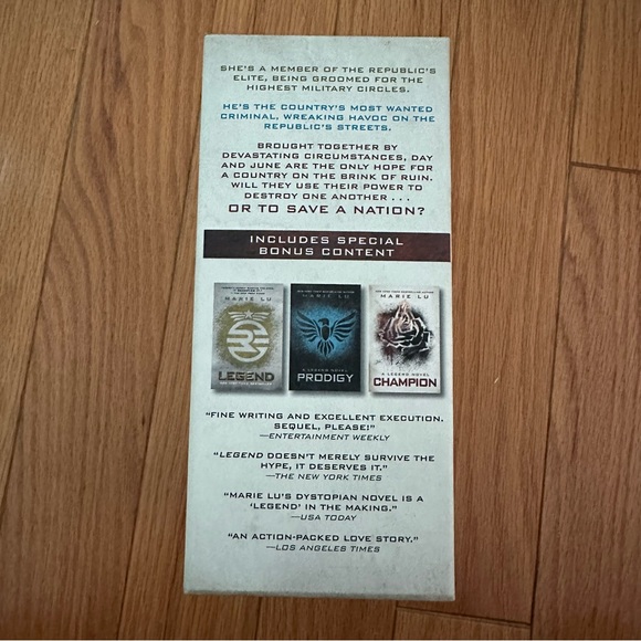 Legend Series 3 Books Collection Set By Marie Lu (Legend, Prodigy, Champion) - Picture 3 of 5